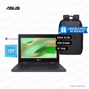 ASUS Chromebook Flip de 11 pulgadas con 8 GB de RAM, 64 GB de almacenamiento y mochila de regalo