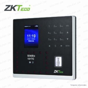 Terminal Biométrica ZKTeco SilkBio-101TC Multi-Biométrica IP para Control de Asistencia y Acceso