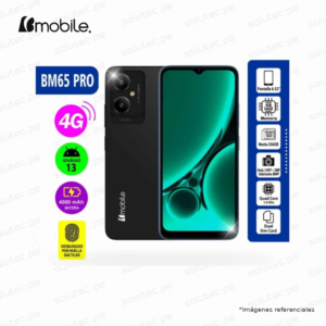 Celular Bmobile BM65 Pro 4G LTE 4GB + 64GB Negro Dual SIM