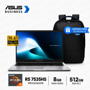 Laptop ASUS ExpertBook 90NX09D1-M000E0 Ryzen 5 7535HS 8GB RAM 512GB SSD