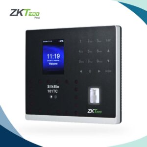 Terminal Biométrica ZKTeco SilkBio-101TC Multi-Biométrica IP para Control de Asistencia y Acceso