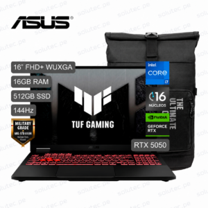 LAPTOP ASUS TUF FX608JHI-TU312 F16 16' WUXGA IPS CORE I7-14650HX 16GB DDR5 RTX 5050