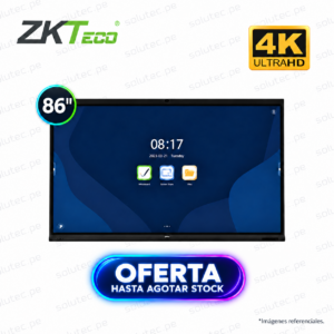 Pantalla Digital Interactiva 86" 4K UHD ZK-IWB86BM ZKTeco